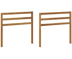 Porankis 2 pcs Natūrali 79 x 4 x 73 cm Kietos akacijos mediena
