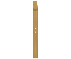 Porankių modulis 2 vnt. Balta 80 x 6 x 61 cm