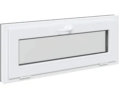 Požeminio lango RISOR 100 x 40 cm PVC ir stiklas Antracito