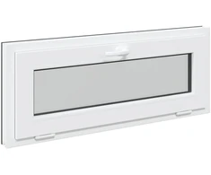 Požeminio lango RISOR 100 x 40 cm PVC ir stiklas Antracito