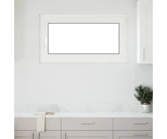 Požeminio lango RISOR 110 x 70 cm PVC ir stiklas Antracito