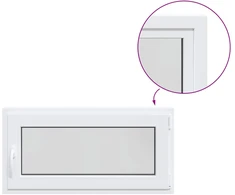 Požeminio lango RISOR 50 x 55 cm PVC ir stiklas