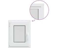 Požeminio lango RISOR 50 x 55 cm PVC ir stiklas