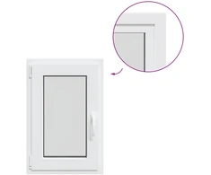 Požeminio lango RISOR 50 x 70 cm PVC ir stiklas