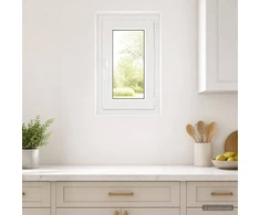 Požeminio lango RISOR 50 x 80 cm PVC ir stiklas