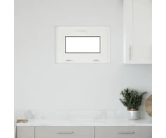 Požeminio lango RISOR 60 x 40 cm PVC ir stiklas Balta