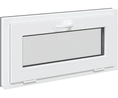 Požeminio lango RISOR 80 x 40 cm PVC ir stiklas Antracito