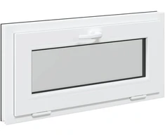 Požeminio lango RISOR 80 x 40 cm PVC ir stiklas Antracito