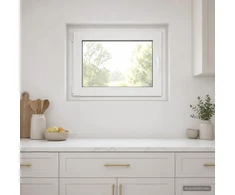 Požeminio lango RISOR 80 x 55 cm PVC ir stiklas