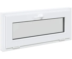 Požeminio lango RISOR 90 x 40 cm PVC ir stiklas Antracito