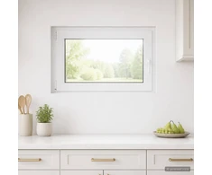 Požeminio lango RISOR 95 x 50 cm PVC ir stiklas