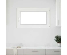 Požeminio lango RISOR 100 x 50 cm PVC ir stiklas Antracito