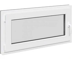 Požeminio lango RISOR 100 x 50 cm PVC ir stiklas Antracito