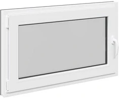 Požeminio lango RISOR 100 x 50 cm PVC ir stiklas Antracito
