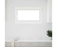 Požeminio lango RISOR 100 x 60 cm PVC ir stiklas Antracito