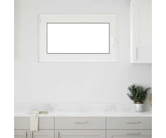 Požeminio lango RISOR 100 x 70 cm PVC ir stiklas Antracito