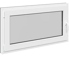 Požeminio lango RISOR 110 x 70 cm PVC ir stiklas Antracito
