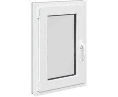 Požeminio lango RISOR 50 x 75 cm PVC ir stiklas Antracito
