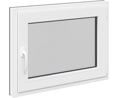 Požeminio lango RISOR 60 x 100 cm PVC ir stiklas Antracito