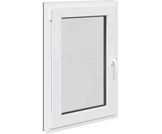 Požeminio lango RISOR 60 x 100 cm PVC ir stiklas Antracito
