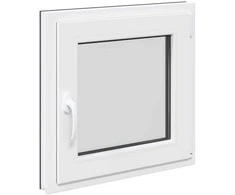 Požeminio lango RISOR 60 x 60 cm PVC ir stiklas Antracito