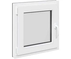 Požeminio lango RISOR 60 x 60 cm PVC ir stiklas Antracito