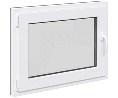 Požeminio lango RISOR 80 x 60 cm PVC ir stiklas Antracito