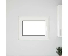 Bendras lango vidinis atspalvis baltas RISOR 80 x 60 cm