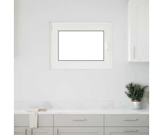 Požeminio lango RISOR 80 x 60 cm PVC ir stiklas Antracito