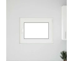 Bendras lango vidinis atspalvis baltas RISOR 80 x 60 cm