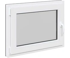 Požeminio lango RISOR 80 x 70 cm PVC ir stiklas Antracito