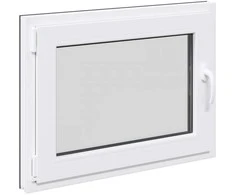 Požeminio lango RISOR 80 x 70 cm PVC ir stiklas Antracito