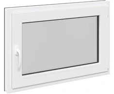 Požeminio lango RISOR 80 x 70 cm PVC ir stiklas Antracito