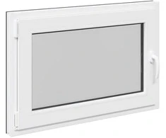 Požeminio lango RISOR 90 x 60 cm PVC ir stiklas Antracito