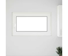 Bendras lango vidinis atspalvis baltas RISOR 100 x 60 cm