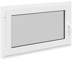 Požeminio lango RISOR 100 x 70 cm PVC ir stiklas Balta