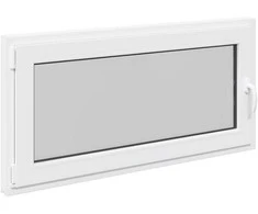 Požeminio lango RISOR 120 x 60 cm PVC ir stiklas Balta