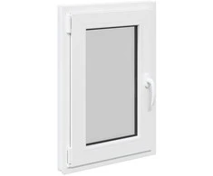 Požeminio lango RISOR 50 x 75 cm PVC ir stiklas Balta