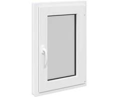 Požeminio lango RISOR 50 x 75 cm PVC ir stiklas Balta