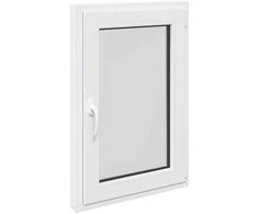 Požeminio lango RISOR 60 x 100 cm PVC ir stiklas Balta