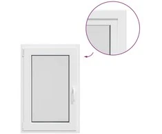 Bendras lango vidinis atspalvis baltas RISOR 60 x 100 cm