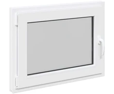 Požeminio lango RISOR 90 x 50 cm PVC ir stiklas Balta
