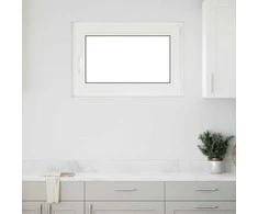 Požeminio lango RISOR 90 x 70 cm PVC ir stiklas Balta