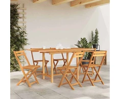 Prailginamas sodo stalas, 110–160x80x75, tikmedžio masyvas