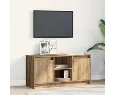 TV staliukas TV vienetai 100 x 34 x 50 cm Ruda Apdirbta mediena