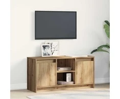 TV staliukas TV vienetai Ruda 100 x 34 x 50 cm Apdirbta mediena
