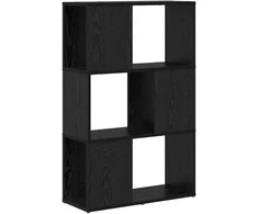 TV staliukas TV spintelių komplektas Juoda 60 x 24 x 94,5 cm