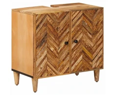 Praustuvo spintelė Ruda 62 x 33 x 58 cm Kietas mango medis
