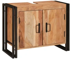 Praustuvo spintelė Ruda 71 x 33 x 58 cm Kietos akacijos mediena