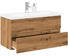 kriauklės spintelė su įmontuotu kriaukle Artisan ąžuolas